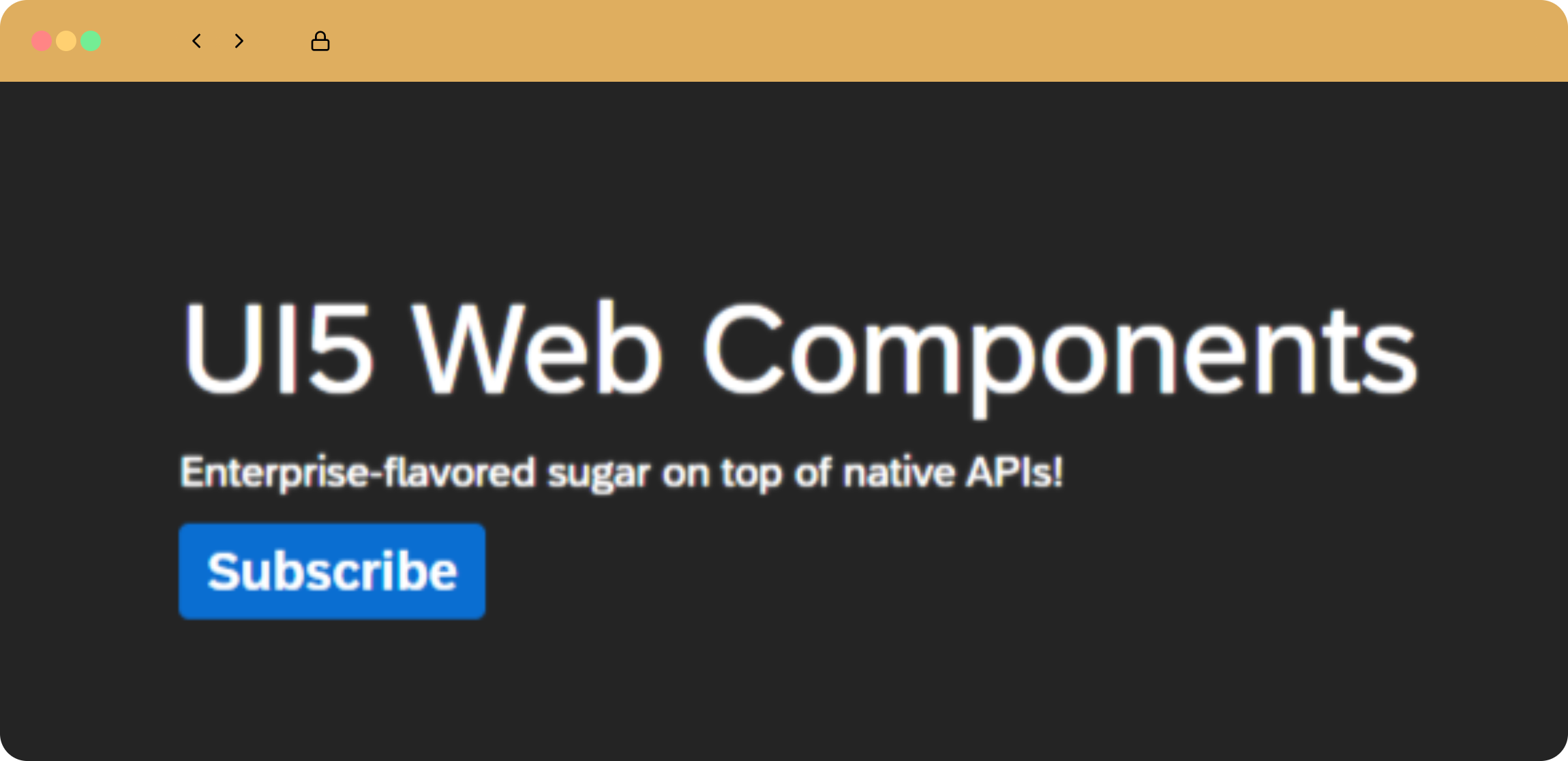 UI5 Web Components UI